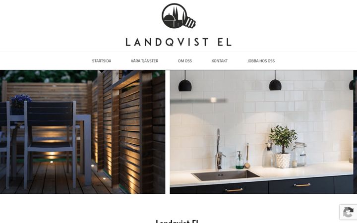 Screenshot of landqvistel.se