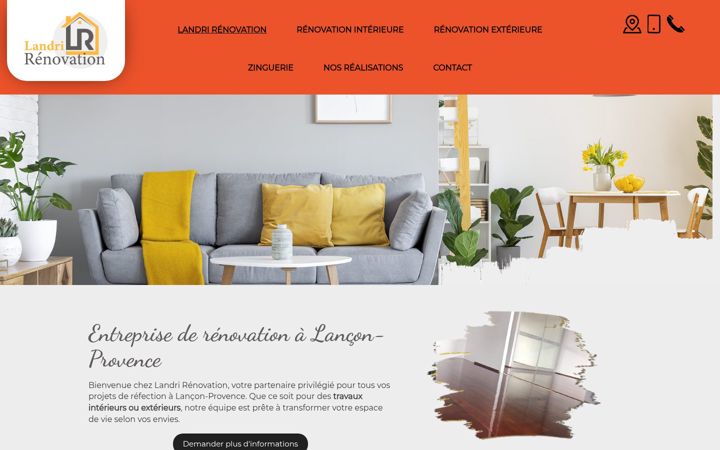 Screenshot of landri-renovations.fr