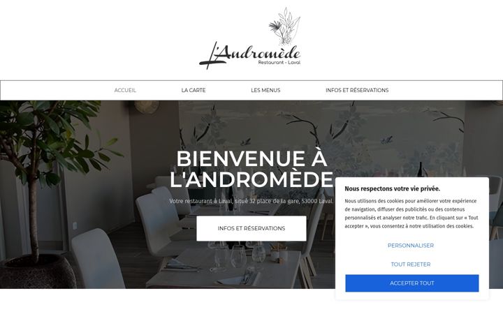 Screenshot of landromede.fr