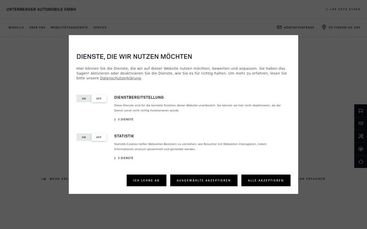 Screenshot of landrover-kufstein.at