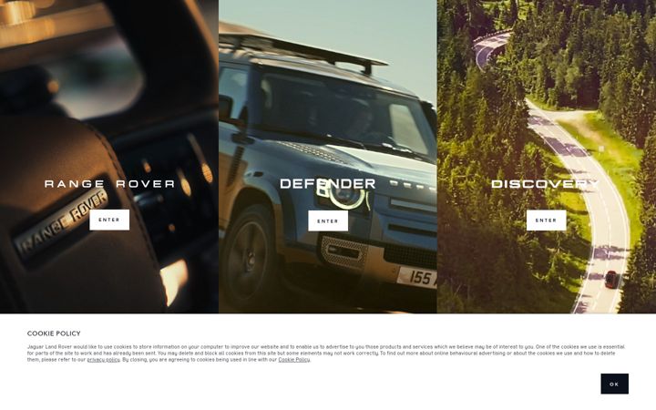 Screenshot of landrover-palestine.com