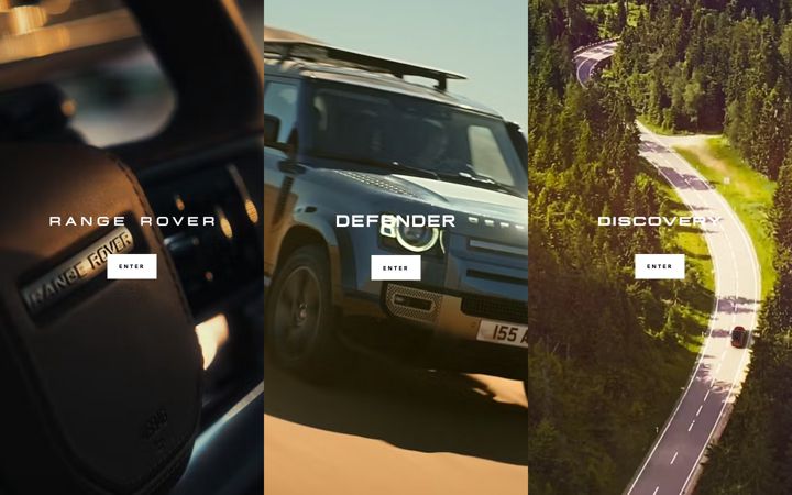 Screenshot of landroverusa.com