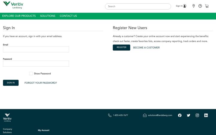Screenshot of landsberg.com