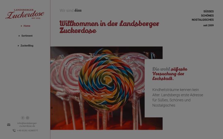 Screenshot of landsberger-zuckerdose.de