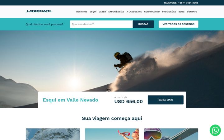 Screenshot of landscape.com.br