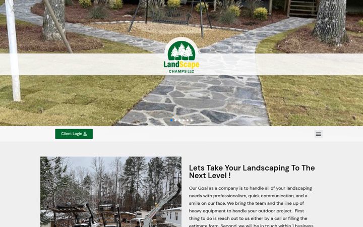Screenshot of landscapechamps.com