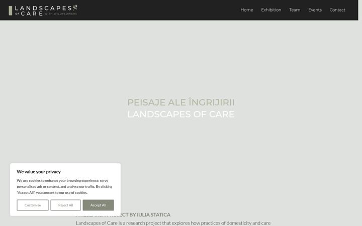 Screenshot of landscapesofcare.com