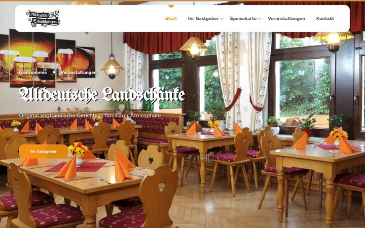 Screenshot of landschaenke-reichenbach.de