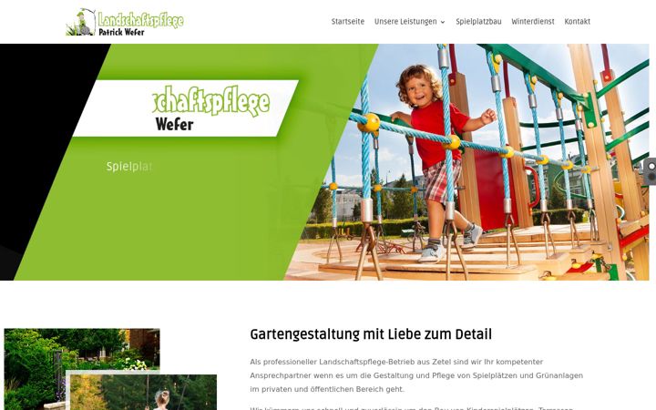Screenshot of landschaftspflege-wefer.de