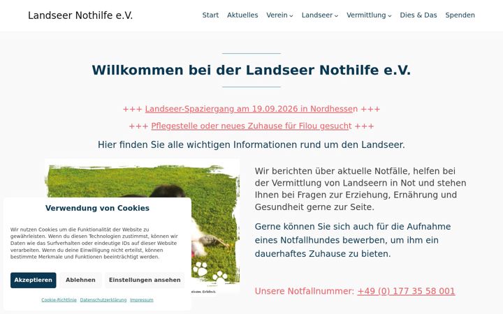 Screenshot of landseerinnot.de