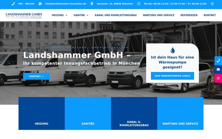 Screenshot of landshammer-muenchen.de