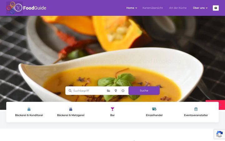 Screenshot of landshut.restaurant