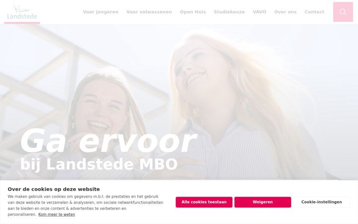 Screenshot of landstedembo.nl