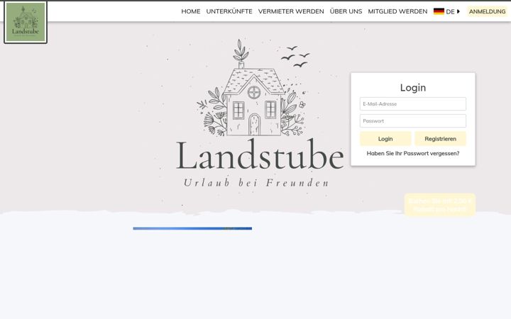 Skærmbillede af landstube.com