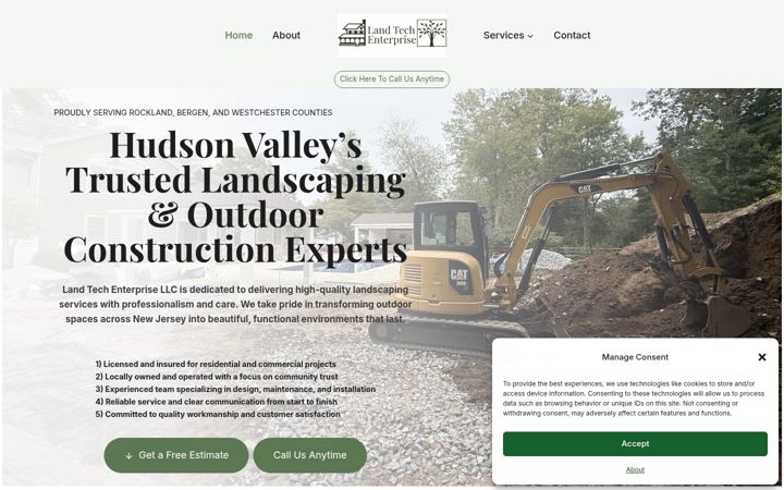 Screenshot of landtechenterprise.com