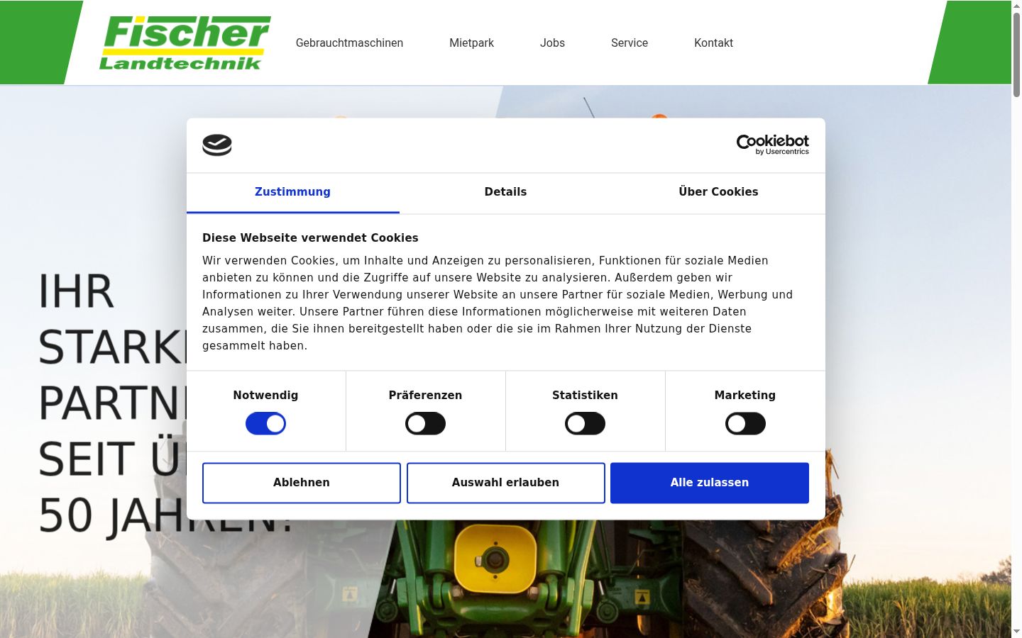 Sutikimo reklamjuostės, rodytos prieš bet kokią sąveiką, ekrano kopija