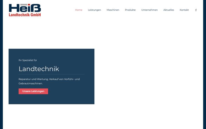 Screenshot of landtechnik-heiss.de