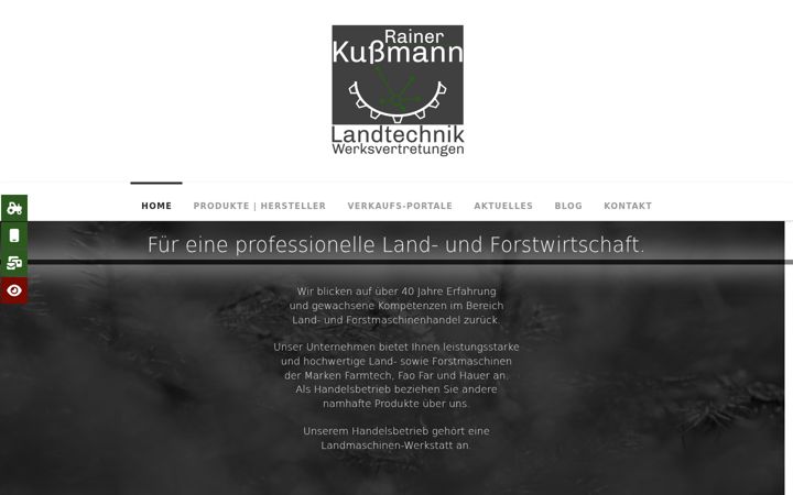 Screenshot of landtechnik-kussmann.de