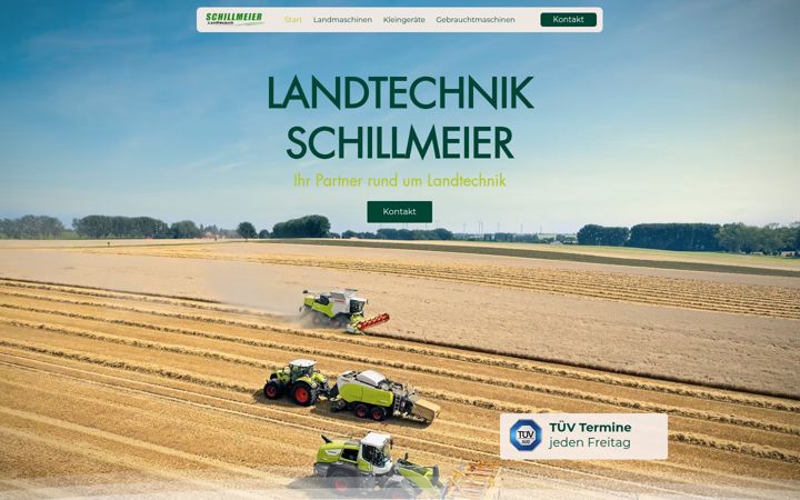 Screenshot of landtechnik-schillmeier.de