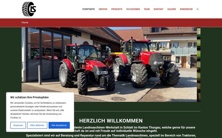 Screenshot of landtechnik-schlatt.ch