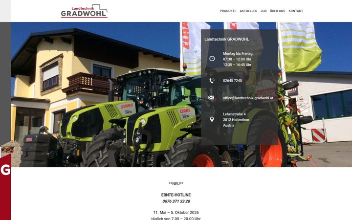 Screenshot of landtechnikgradwohl.at