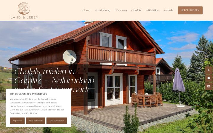 Screenshot of landundleben.co.at