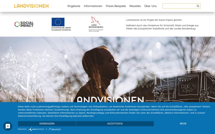 Screenshot of landvisionen.de