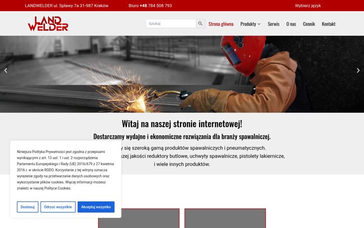 Screenshot of landwelder.pl