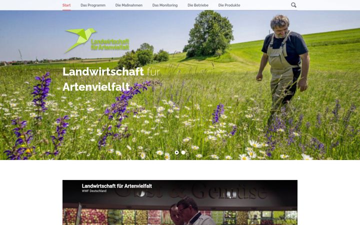 Screenshot of landwirtschaft-artenvielfalt.de