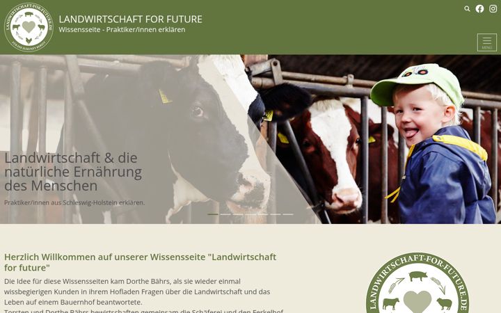 Screenshot of landwirtschaft-for-future.de