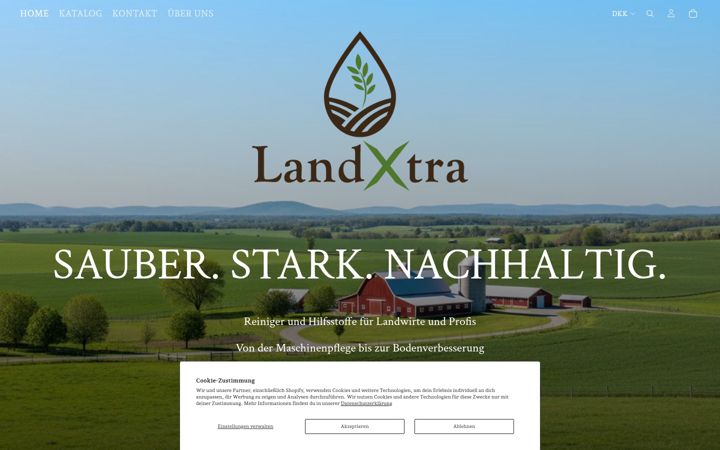 Screenshot of landxtra.de