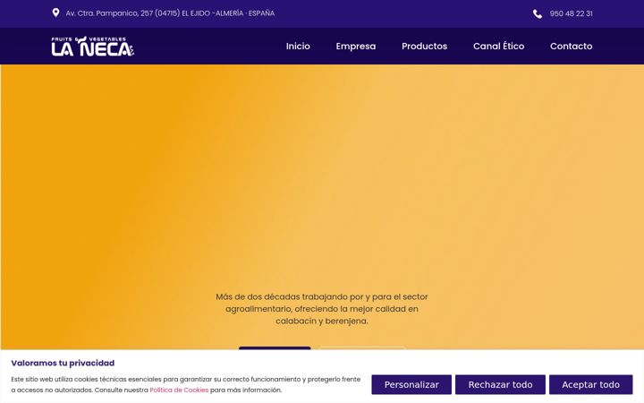 Screenshot of laneca.com