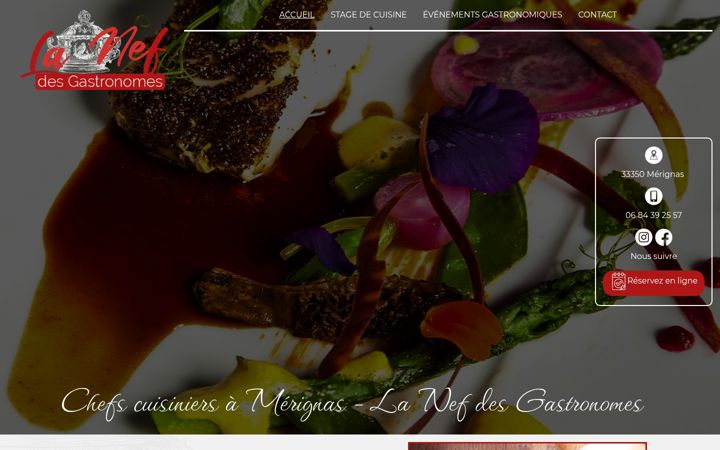 Screenshot of lanefdesgastronomes.fr