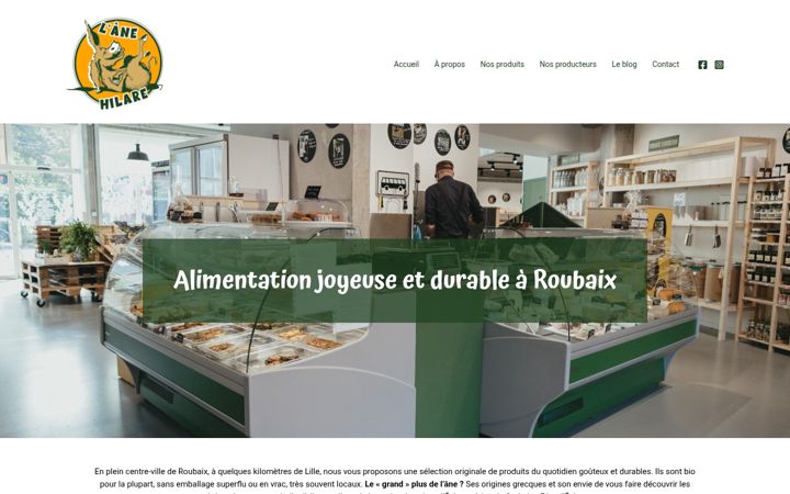 Screenshot of lanehilare.fr