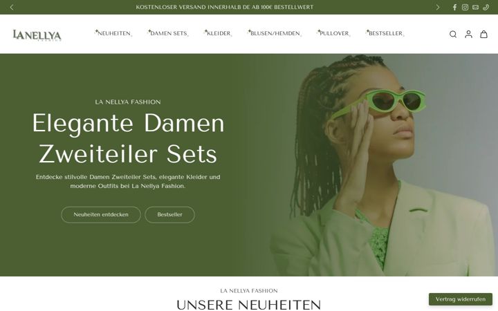 Screenshot of lanellya.de