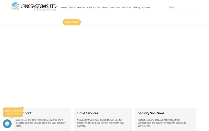 Screenshot of lanesystems.co.uk