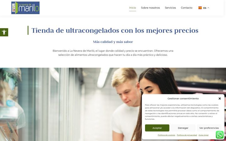 Screenshot of laneverademarilo.es