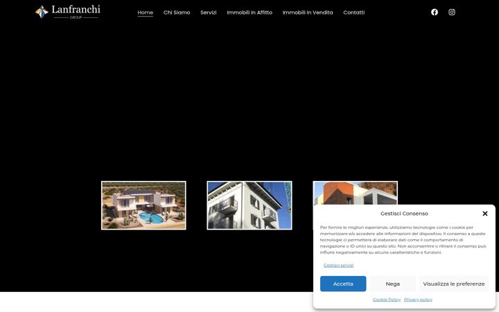 Screenshot of lanfranchigroup.eu