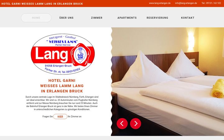 Screenshot of lang-erlangen.de