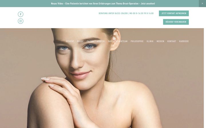 Screenshot of lang-esthetics.de