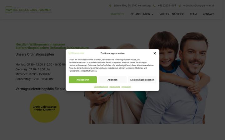 Screenshot of lang-pammer.at