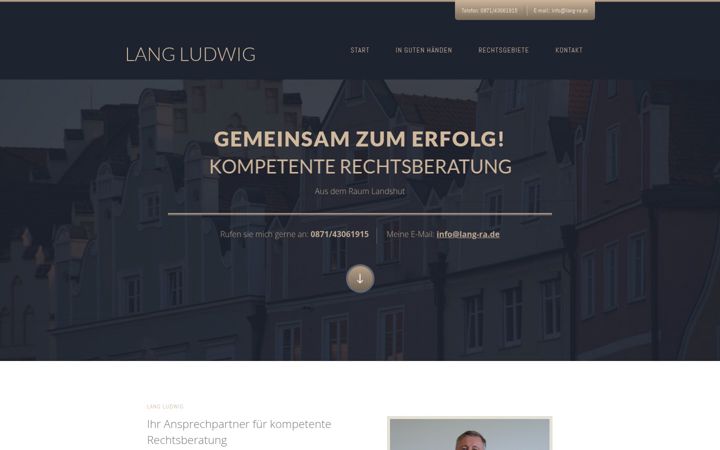 Screenshot of lang-ra.de
