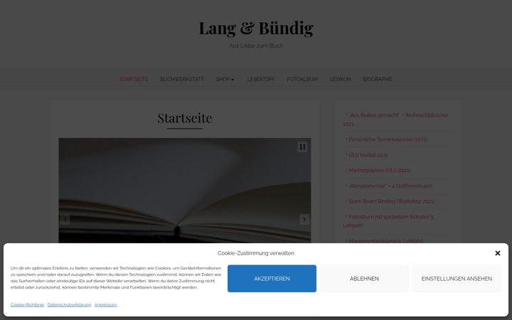 Screenshot of lang-und-buendig.de