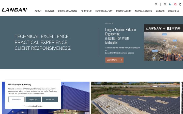 Screenshot of langan.com