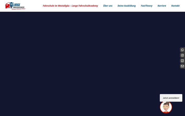 Screenshot of lange-fahrschulacademy.de