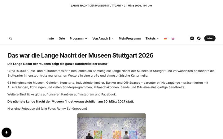 Screenshot of lange-nacht.de