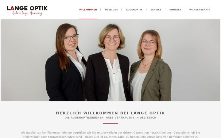 Screenshot of lange-optik.com
