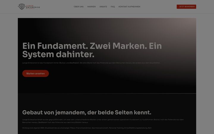 Screenshot of langeenterprise.com