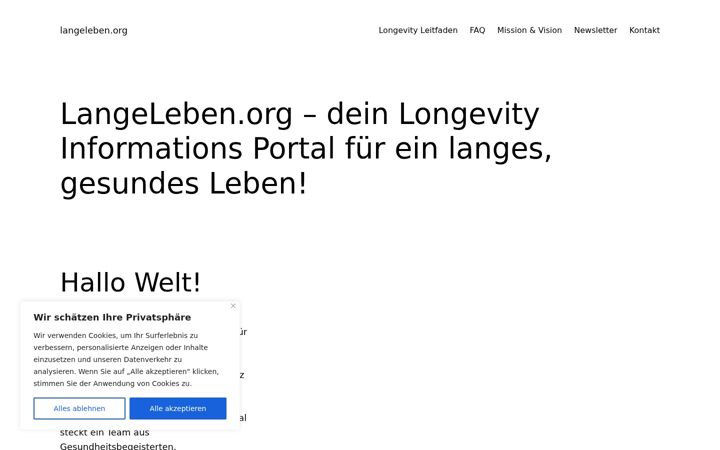 Screenshot of langeleben.org