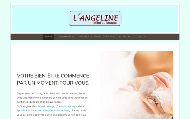 Screenshot of langeline-institut.fr